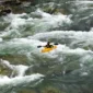 beautiful scenery rafting mountain river stream flowing down huge stones 85x85