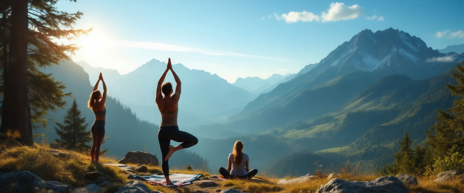 yoga nature people practicing yoga outdoors yoga exercise time